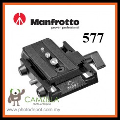 Manfrotto 577 Quick Release Adapter Assembly with Sliding Mount Plate